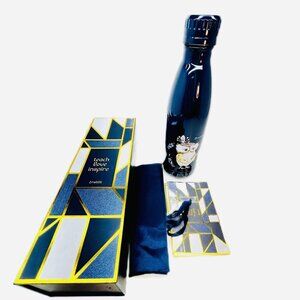 NIB Owls Stainless Steel Water Bottle Double Wall Insulated Sport Hiking Outdoor